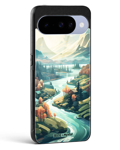 Alpine Mountain Charm [BREATHE] Glass Case Phone Cover (Google)