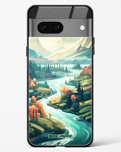 Alpine Mountain Charm [BREATHE] Glass Case Phone Cover (Google)