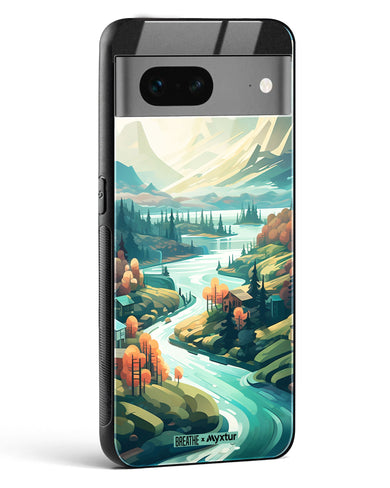 Alpine Mountain Charm [BREATHE] Glass Case Phone Cover (Google)