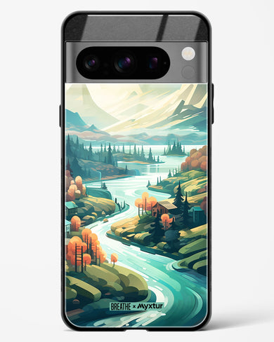 Alpine Mountain Charm [BREATHE] Glass Case Phone Cover (Google)