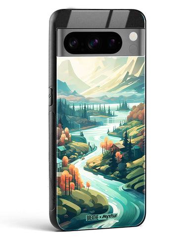 Alpine Mountain Charm [BREATHE] Glass Case Phone Cover (Google)