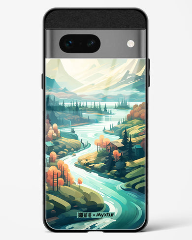 Alpine Mountain Charm [BREATHE] Glass Case Phone Cover (Google)