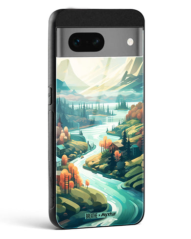 Alpine Mountain Charm [BREATHE] Glass Case Phone Cover (Google)