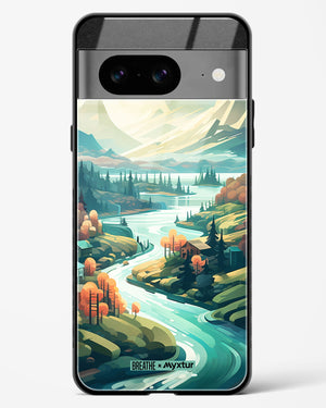 Alpine Mountain Charm [BREATHE] Glass Case Phone Cover (Google)