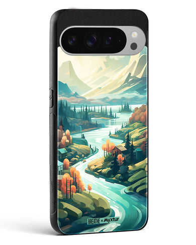 Alpine Mountain Charm [BREATHE] Glass Case Phone Cover (Google)