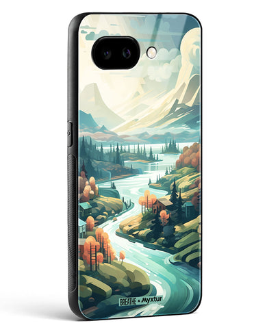 Alpine Mountain Charm [BREATHE] Glass Case Phone Cover (Google)