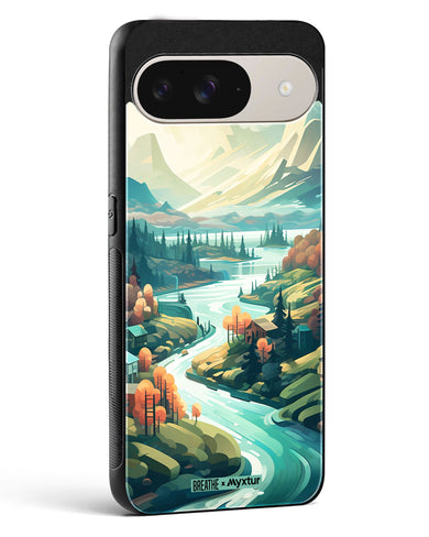 Alpine Mountain Charm [BREATHE] Glass Case Phone Cover (Google)