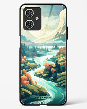 Alpine Mountain Charm [BREATHE] Glass Case Phone Cover (Motorola)