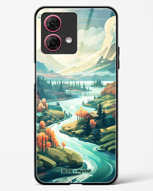 Alpine Mountain Charm [BREATHE] Glass Case Phone Cover (Motorola)
