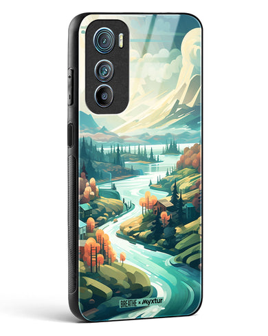 Alpine Mountain Charm [BREATHE] Glass Case Phone Cover (Motorola)