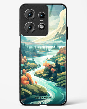 Alpine Mountain Charm [BREATHE] Glass Case Phone Cover (Motorola)