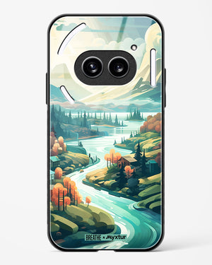 Alpine Mountain Charm [BREATHE] Glass Case Phone Cover (Nothing)