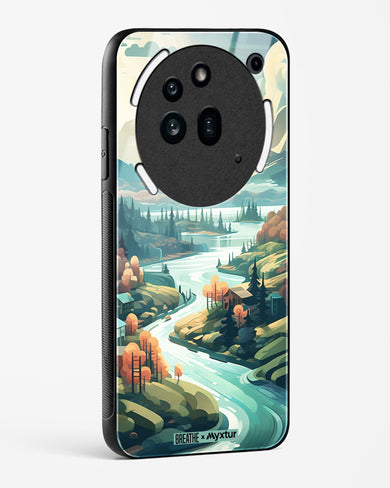 Alpine Mountain Charm [BREATHE] Glass Case Phone Cover (Nothing)
