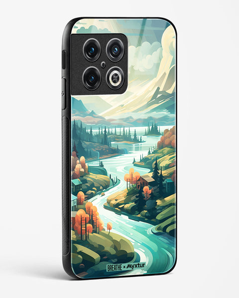 Alpine Mountain Charm [BREATHE] Glass Case Phone Cover (OnePlus)