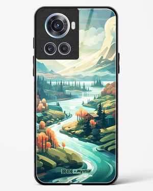 Alpine Mountain Charm [BREATHE] Glass Case Phone Cover (OnePlus)