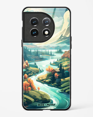 Alpine Mountain Charm [BREATHE] Glass Case Phone Cover (OnePlus)