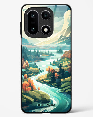Alpine Mountain Charm [BREATHE] Glass Case Phone Cover (OnePlus)