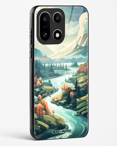 Alpine Mountain Charm [BREATHE] Glass Case Phone Cover (OnePlus)
