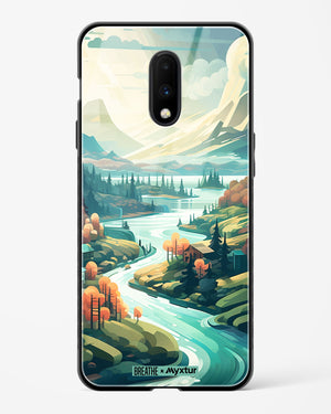 Alpine Mountain Charm [BREATHE] Glass Case Phone Cover (OnePlus)