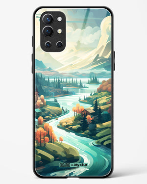 Alpine Mountain Charm [BREATHE] Glass Case Phone Cover (OnePlus)