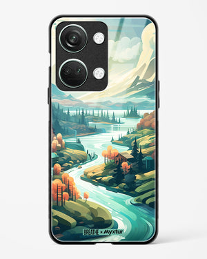 Alpine Mountain Charm [BREATHE] Glass Case Phone Cover (OnePlus)