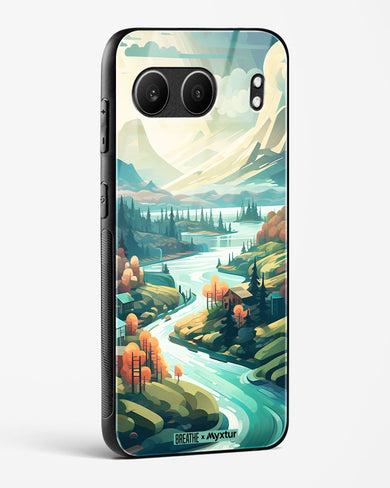 Alpine Mountain Charm [BREATHE] Glass Case Phone Cover (OnePlus)