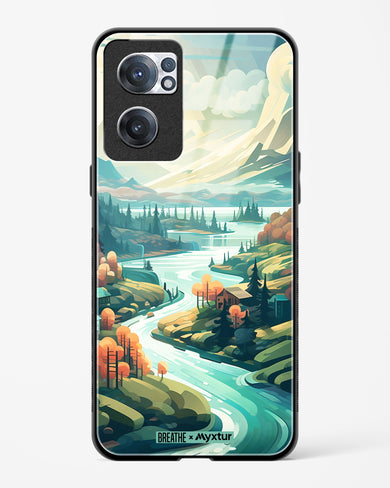 Alpine Mountain Charm [BREATHE] Glass Case Phone Cover (OnePlus)