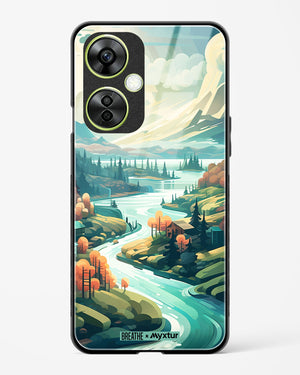 Alpine Mountain Charm [BREATHE] Glass Case Phone Cover (OnePlus)