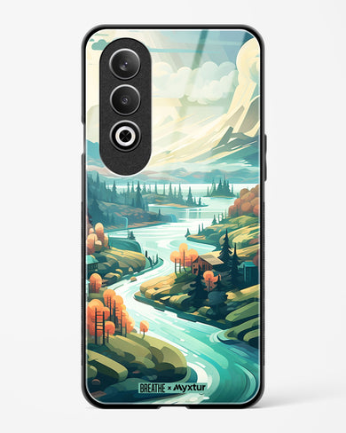 Alpine Mountain Charm [BREATHE] Glass Case Phone Cover (OnePlus)