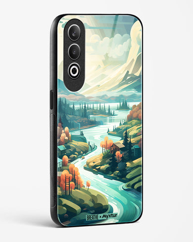 Alpine Mountain Charm [BREATHE] Glass Case Phone Cover (OnePlus)