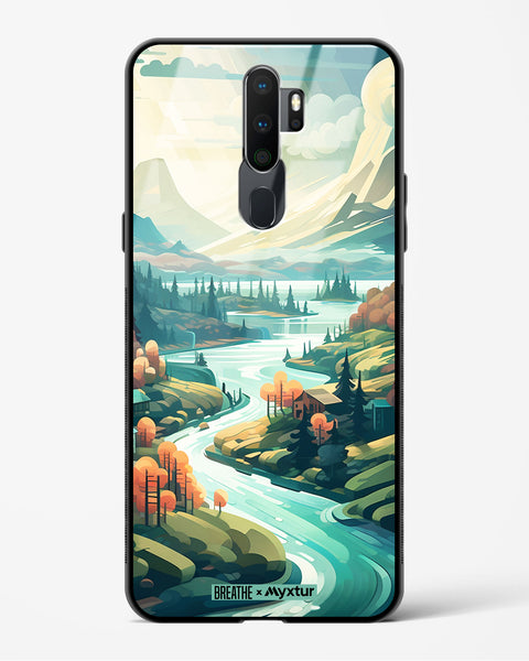Alpine Mountain Charm [BREATHE] Glass Case Phone Cover (Oppo)