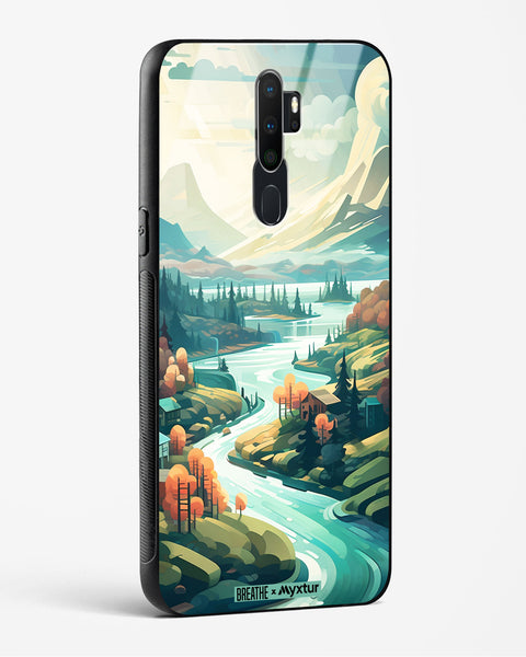 Alpine Mountain Charm [BREATHE] Glass Case Phone Cover (Oppo)