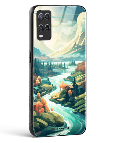 Alpine Mountain Charm [BREATHE] Glass Case Phone Cover (Oppo)