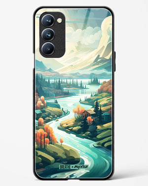 Alpine Mountain Charm [BREATHE] Glass Case Phone Cover (Oppo)