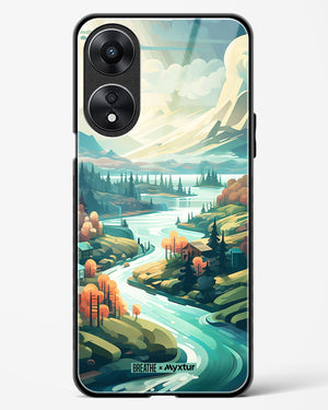 Alpine Mountain Charm [BREATHE] Glass Case Phone Cover (Oppo)