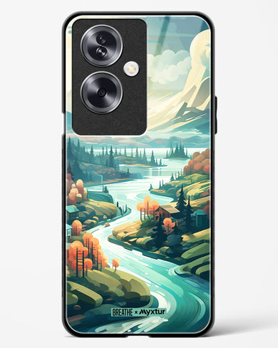 Alpine Mountain Charm [BREATHE] Glass Case Phone Cover (Oppo)