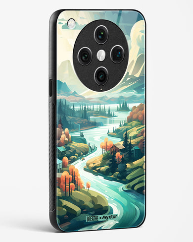 Alpine Mountain Charm [BREATHE] Glass Case Phone Cover (Oppo)
