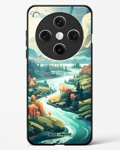 Alpine Mountain Charm [BREATHE] Glass Case Phone Cover (Oppo)