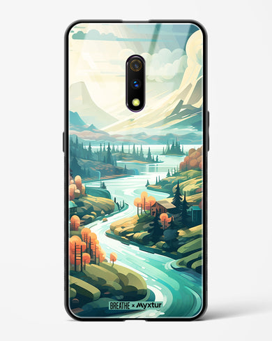 Alpine Mountain Charm [BREATHE] Glass Case Phone Cover (Oppo)