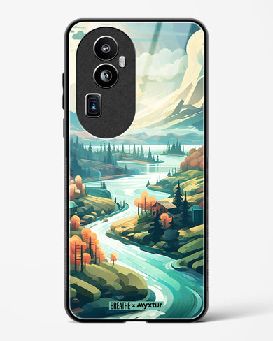 Alpine Mountain Charm [BREATHE] Glass Case Phone Cover (Oppo)