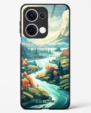 Alpine Mountain Charm [BREATHE] Glass Case Phone Cover (Oppo)
