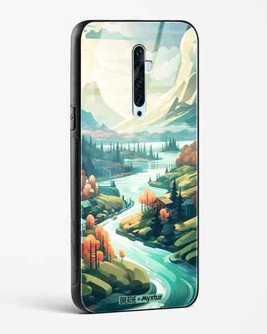 Alpine Mountain Charm [BREATHE] Glass Case Phone Cover (Oppo)