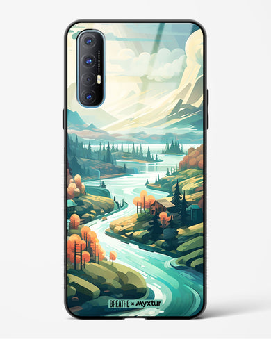 Alpine Mountain Charm [BREATHE] Glass Case Phone Cover (Oppo)