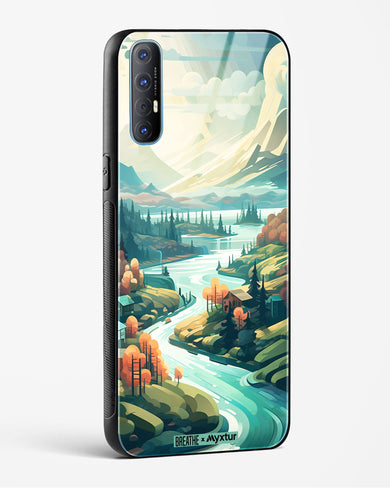 Alpine Mountain Charm [BREATHE] Glass Case Phone Cover (Oppo)