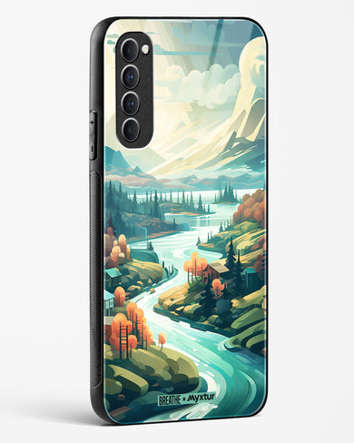 Alpine Mountain Charm [BREATHE] Glass Case Phone Cover (Oppo)