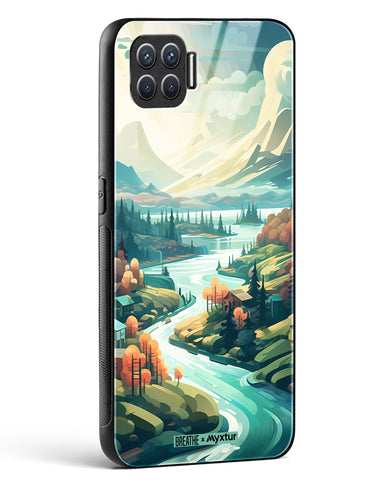 Alpine Mountain Charm [BREATHE] Glass Case Phone Cover (Oppo)