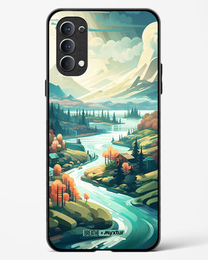 Alpine Mountain Charm [BREATHE] Glass Case Phone Cover (Oppo)