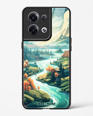 Alpine Mountain Charm [BREATHE] Glass Case Phone Cover (Oppo)