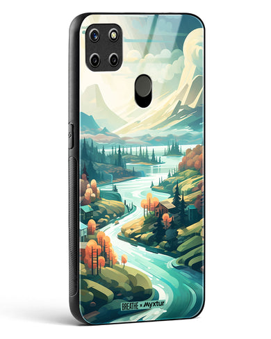 Alpine Mountain Charm [BREATHE] Glass Case Phone Cover-(Realme)