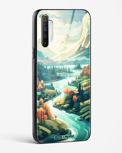 Alpine Mountain Charm [BREATHE] Glass Case Phone Cover-(Realme)